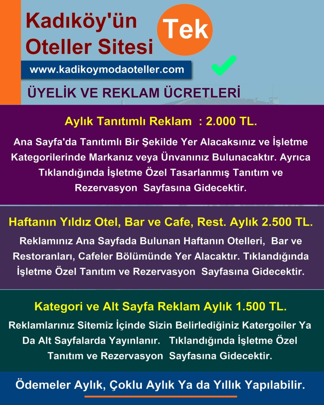Reklam ücretleri